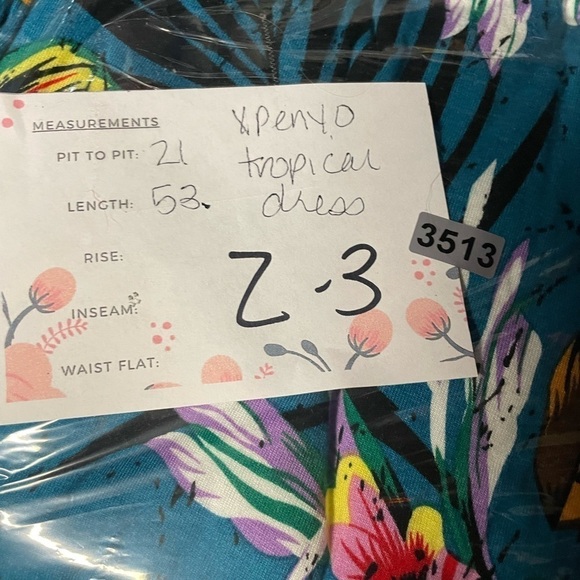 Xpenyo woman’s maternity tropical design stretchy wrap top maxi dress - Picture 6 of 6